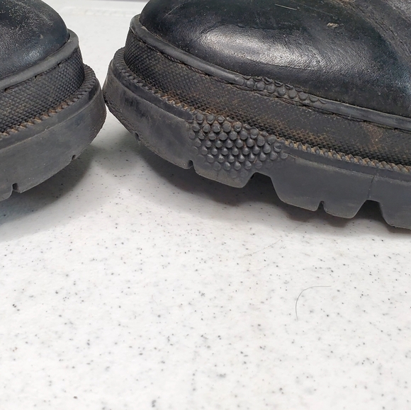 40) ALDO Colt Lace Up & Zip Side Leather Combat Boots Sz. 10 - Picture 11 of 12